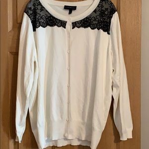 Lane Bryant Lace Sweater